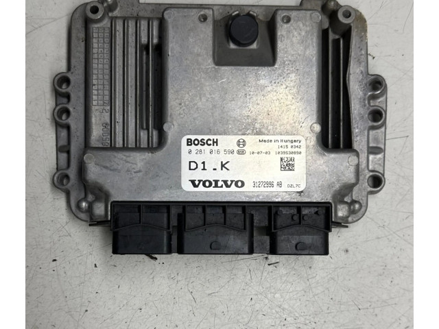 Řídící jednotka 0281016590, 31272996AB   Volvo S40 2010