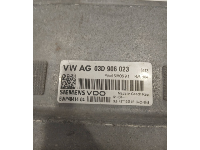 Řídící jednotka 03D906023, 5WP4041404   Skoda Fabia Mk2 (5J) 2009