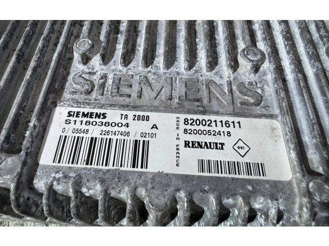 Блок управления коробкой передач 8200211611, 8200052418   Renault Laguna II