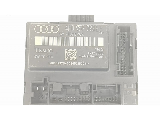 Блок управления 4F0959793E   Audi A6 S6 C6 4F