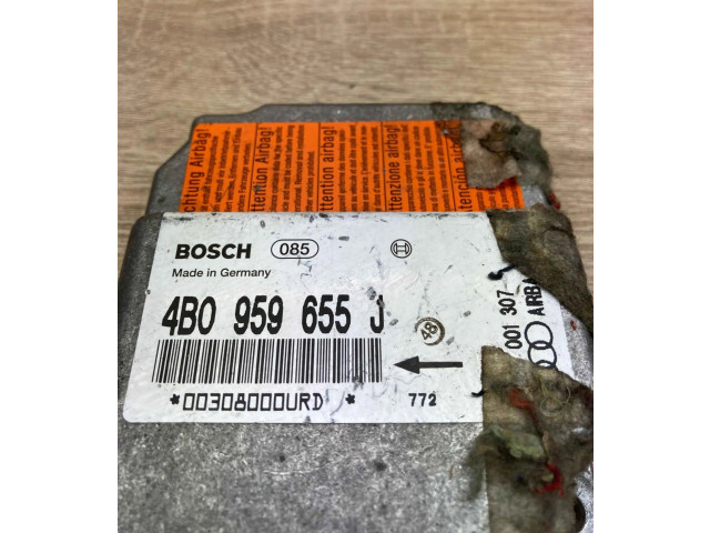 Блок подушек безопасности 4B0959655J, 0285001307   Audi A6 S6 C5 4B