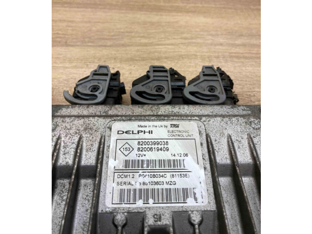 Блок управления двигателем Блок управления 8200399038, 8200619409   Renault Megane II