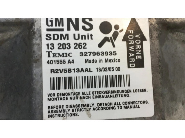 Блок подушек безопасности 13203262   Vauxhall Astra H