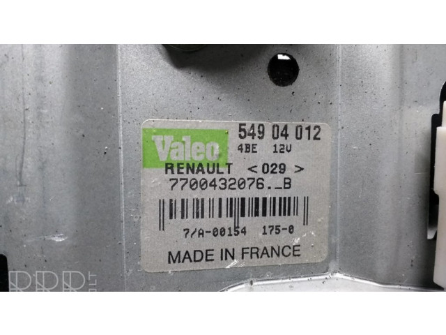 Моторчик заднего дворника 7700432076, 54904012    Renault Scenic RX