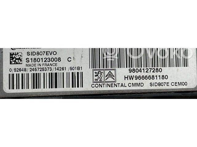 Řídící jednotka 9804127280, 9804127280   Peugeot 3008 I 2014