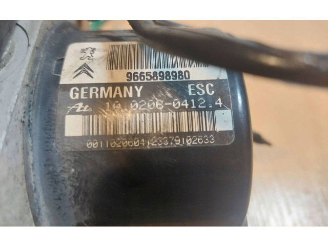 Jednotka ABS 9665898980, 10.0206-0412.4   Peugeot 207 2010