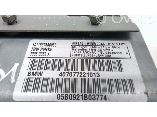 Подушка безопасности двери 407077221013, 05B0921B03774   BMW 7 E65 E66