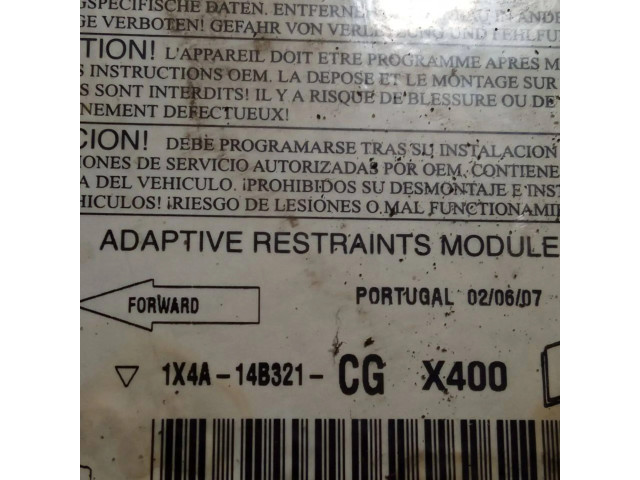 Блок подушек безопасности 1X4A14B321CG, 37N400404302   Jaguar X-Type