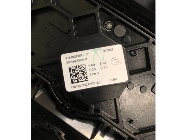 Блок управления климат-контролем 275100936R, 270032   Renault Clio V
