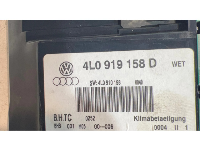 Блок управления климат-контролем 4L0919158D, 4L0910158   Audi Q7 4L