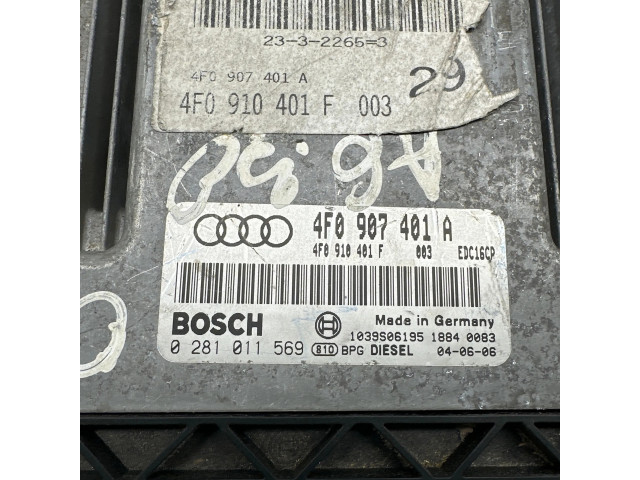 Блок управления двигателя 4F0907401A, 4F0910401F   Audi A6 S6 C6 4F