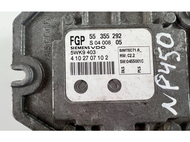 Řídící jednotka 55355292   Saab 9-3 Ver1 2005