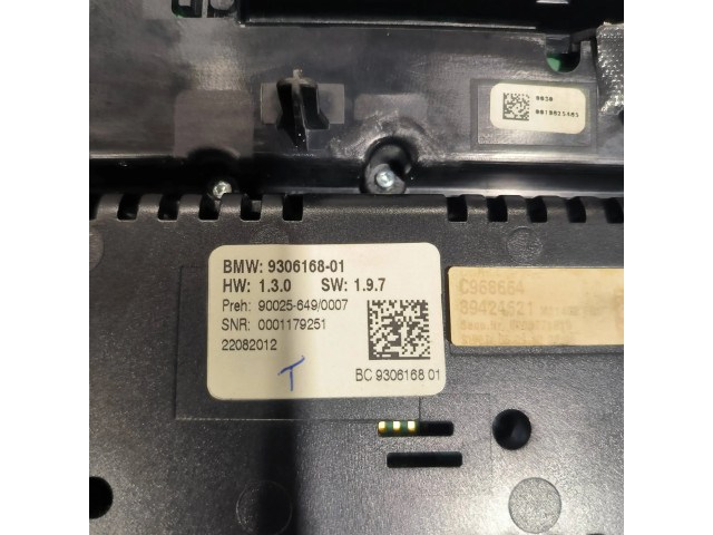 Блок управления климат-контролем 9306168, 0001179251   BMW M6