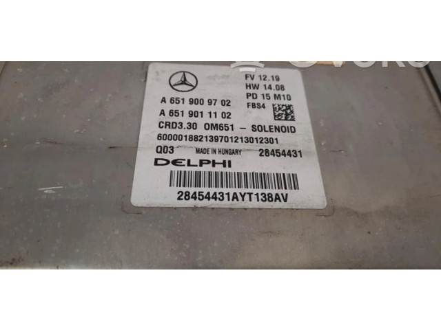 Řídící jednotka A6519009702   Mercedes-Benz GLA W156 2015