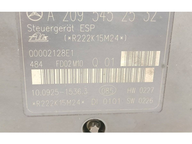 Jednotka ABS 2095452532, A2095452532   Mercedes-Benz CLK A209 C209 2004
