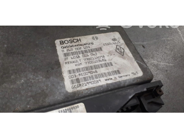 Блок управления коробкой передач 0260002603   Renault Espace I