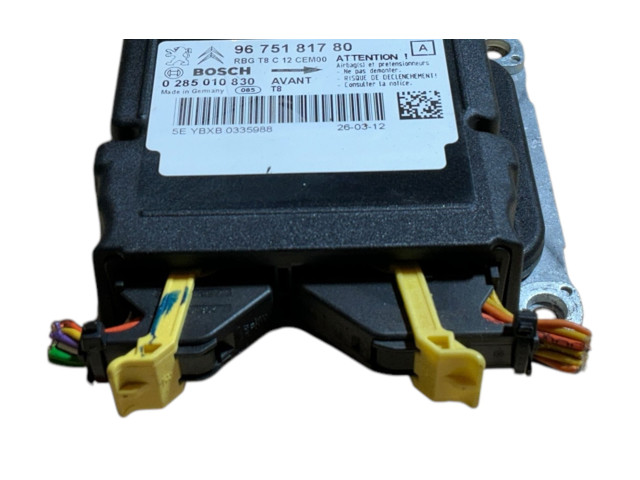 Блок подушек безопасности 9675181780, 0285010830   Peugeot 3008 I