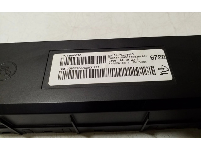 Блок управления климат-контролем 901517420003, 13586728   Opel Zafira C