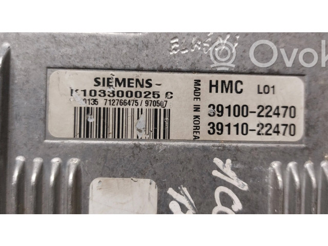 Řídící jednotka 3910022470, 3911022470   Hyundai Accent 1997