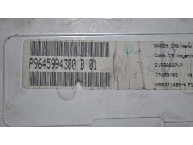 Přístrojová deska  Citroen C2 2005 P9645994380B  