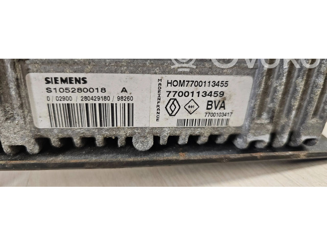Блок управления коробкой передач S105280018a, Hom7700113455   Renault Megane I