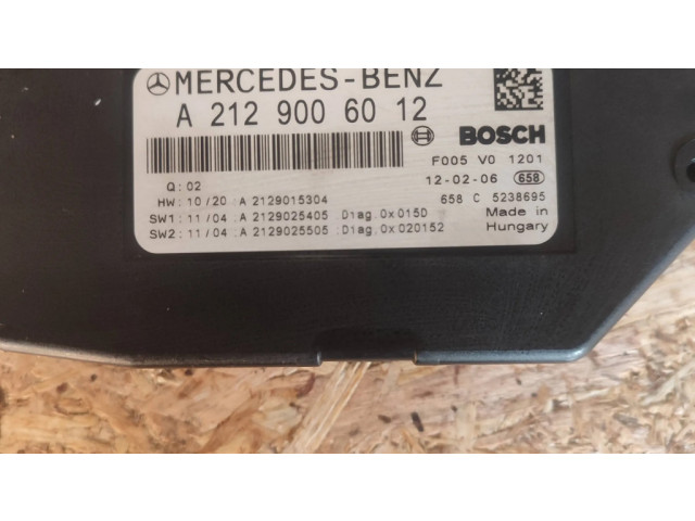 Блок предохранителей A2129006012, A2129025304   Mercedes-Benz E AMG W212    