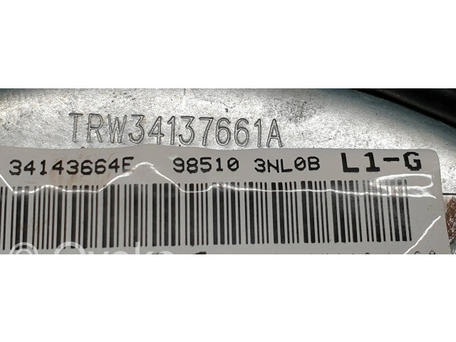 Подушка безопасности водителя 985103NL0B, 34143664E   Nissan Leaf I (ZE0)