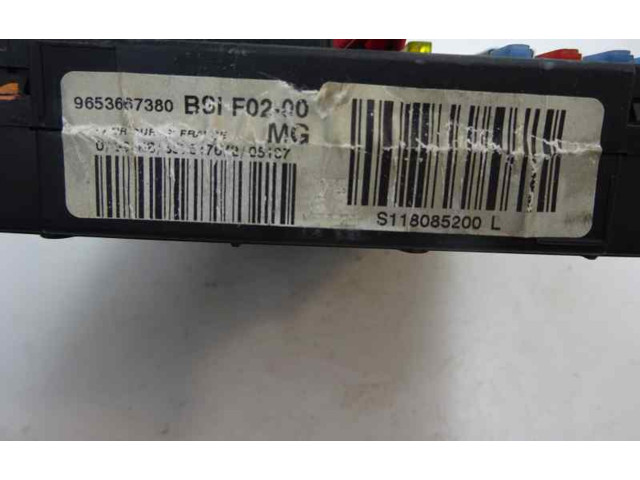 Pojistková skříňka Řídící jednotka BSM 9653667380   Citroen C3 Pluriel 2005