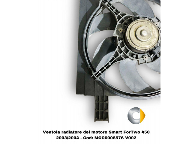 Вентилятор радиатора     0003436V007, 0003436V007    Smart ForTwo I 