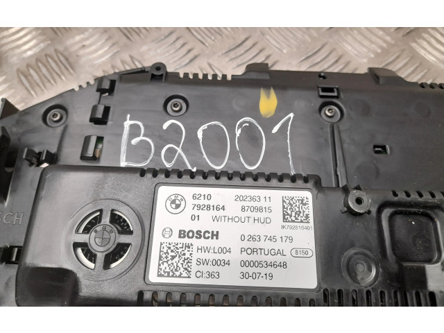 Přístrojová deska  BMW 3 G20 G21 2019 7928164, B2001  