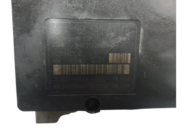 Jednotka ABS A1635450316   Mercedes-Benz ML W163 