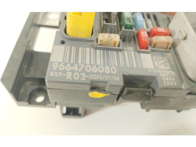 Pojistková skříňka Řídící jednotka BSM 9664706080, BSMR0300   Fiat Scudo 2009