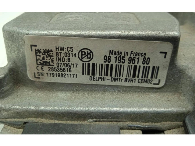 Řídící jednotka 9819596180, 9819596180   Peugeot 2008 I 2017