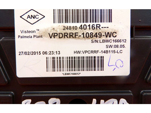 Přístrojová deska  Renault Captur 2012 248104016R, 248104016R  