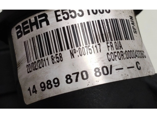 Интеркулер  1498987080, E5531008   Peugeot Expert 