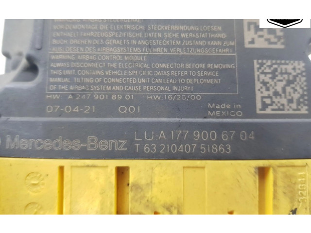 Блок подушек безопасности A1779006704   Mercedes-Benz GLB x247