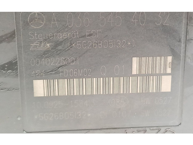 Jednotka ABS A0064310312   Mercedes-Benz C W203 2006