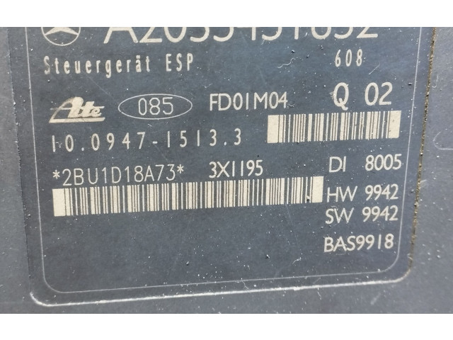 Jednotka ABS A2035451632, A2044310512   Mercedes-Benz C W203 2001