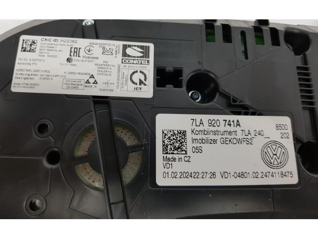 Панель приборов 7LA920741A, 7LA920741A   Volkswagen Transporter - Caravelle T6       