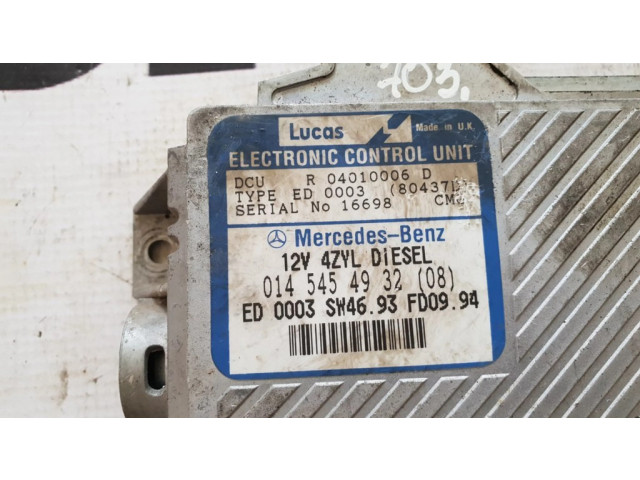Блок управления двигателя A0145454932, 0145454932   Mercedes-Benz C W202
