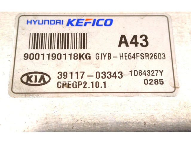 Řídící jednotka 39117-03343   KIA Stonic 2021