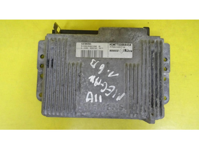 Блок управления двигателя S105300104D, HOM7700864454   Renault Megane I