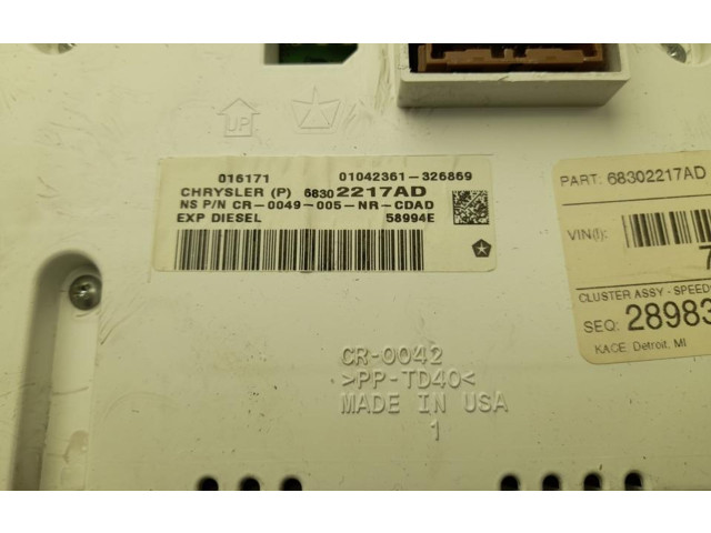 Панель приборов 68302217AD, B2169   Jeep Grand Cherokee       