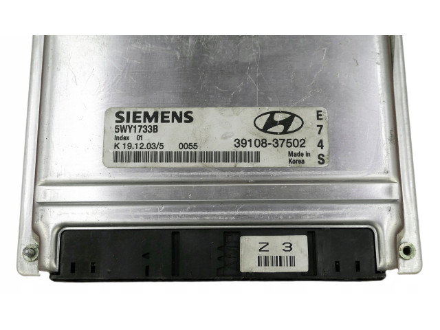 Řídící jednotka 3910837502, 5WY1733B   Hyundai Santa Fe 2003