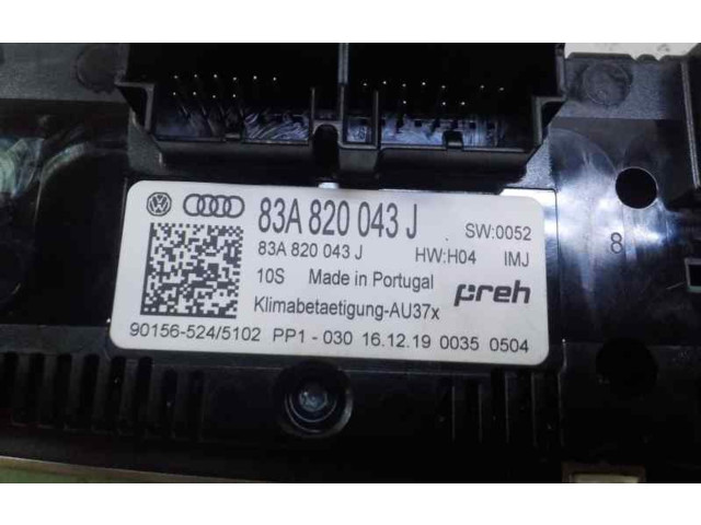 Блок управления климат-контролем 83A820043JIMJ, 83A820043J   Audi A1