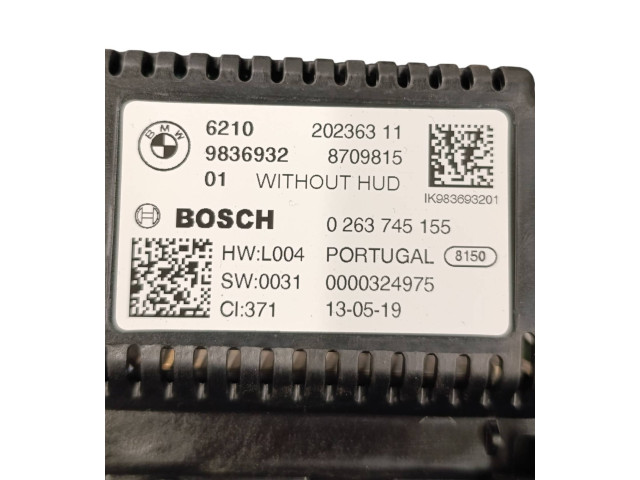 Přístrojová deska  BMW 3 G20 G21 2019 9836932, 62109836932  