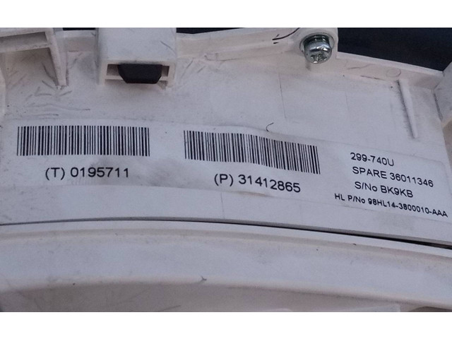Přístrojová deska  Volvo V60 2014 31412865, 0195711  