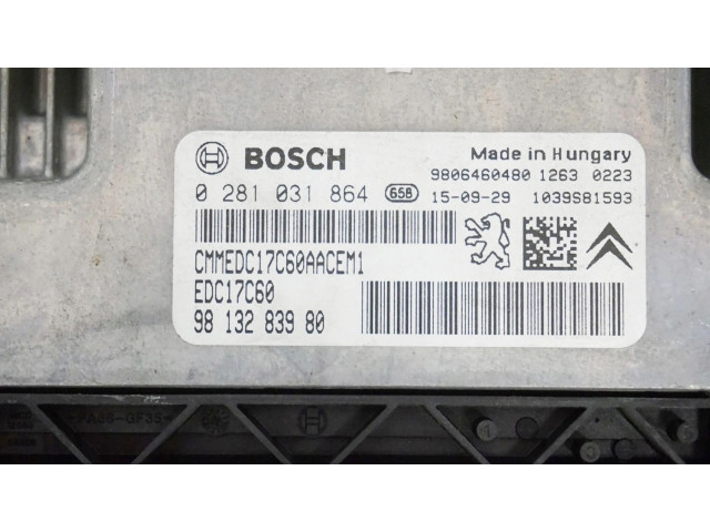 Řídící jednotka 9813283980   Peugeot 5008 2013