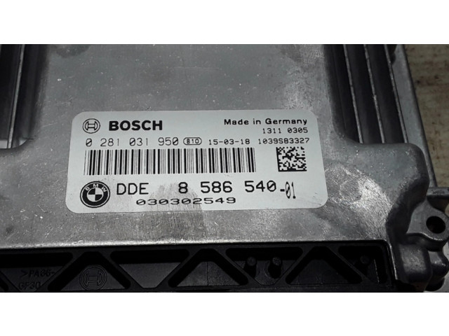 Řídící jednotka 8586540   BMW 5 F10 F11 2015