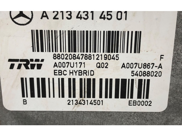 Jednotka ABS A2134314501   Mercedes-Benz CLS C257 2019
